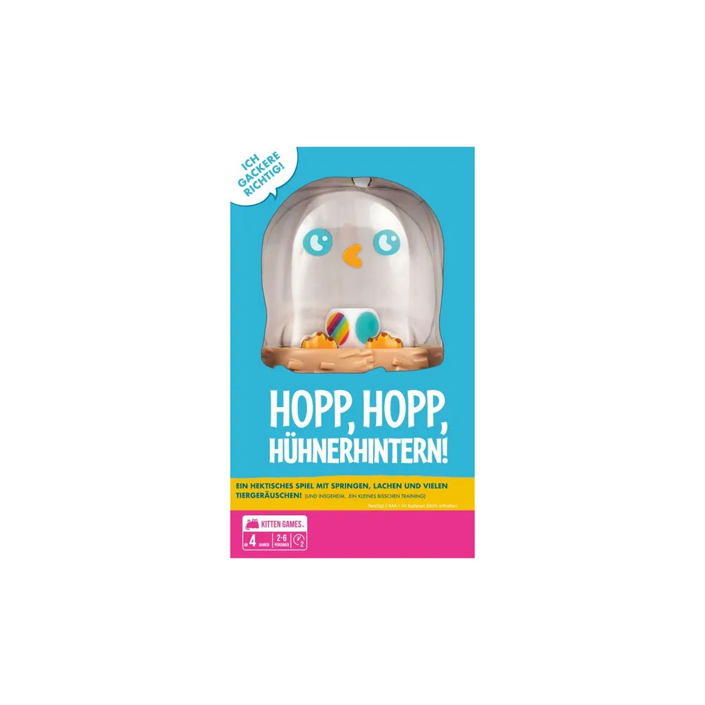 Jeu d'adresse Cul de poule Hopp Hopp Hühnerhintern ludique et rigolo