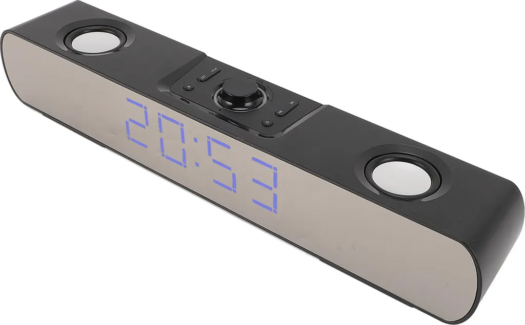 Haut-parleurs d'ordinateur stéréo HiFi et barre de son Bluetooth noire