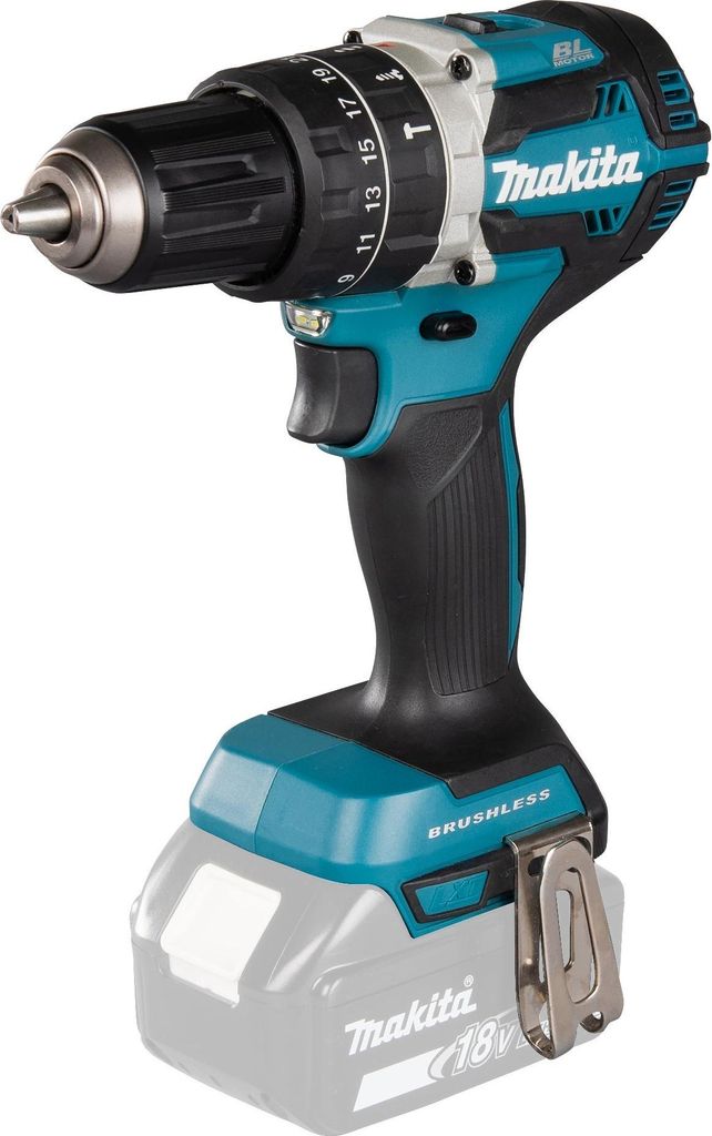 Makita DHP484Z, Handbohrmaschine, Ohne Schlüssel, Schwarz, Produktbild 