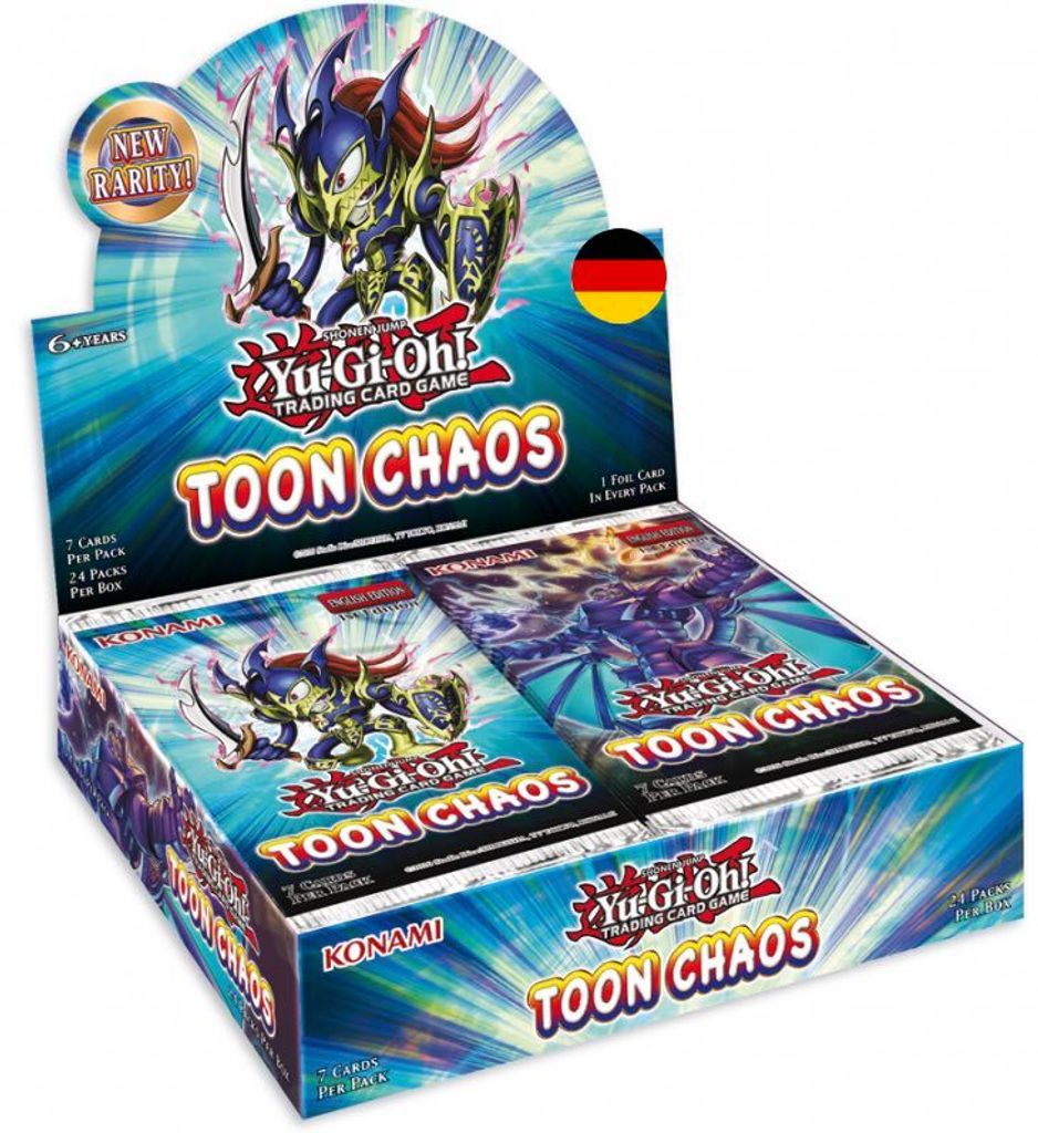 Yu-Gi-Oh! Toon Chaos Booster Display (24 Booster) deutsch Produktbild 