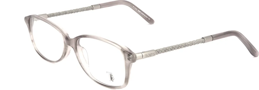 Tod's TO4054 020 Gris 54/15/140 : Lunettes de Vue de Luxe pour Femme