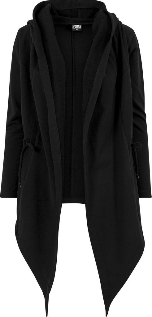 Urban Classics Cardigan Damen Ladies Hooded Sweat Cardigan schwarz 3XL