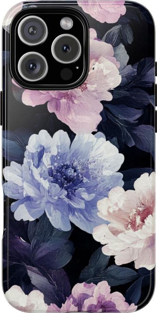 Zartes Blumenmuster in Pastell – Hülle Kompatibel mit iPhone 16 Pro Max