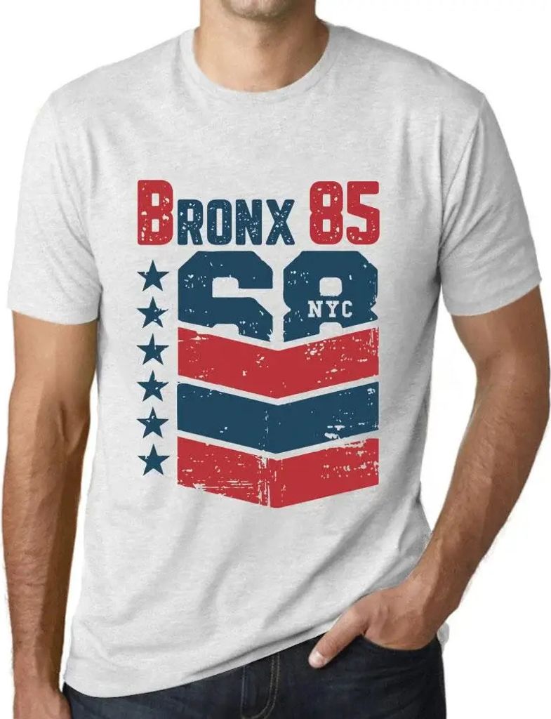 Herren Grafik T-Shirt Bronx 85 Geschenk 85. Geburtstag Jahrestag 85 Jahre Jubiläum 85 Jährige Mann Jahrgang 1939 Kurzarm Lustige Druck