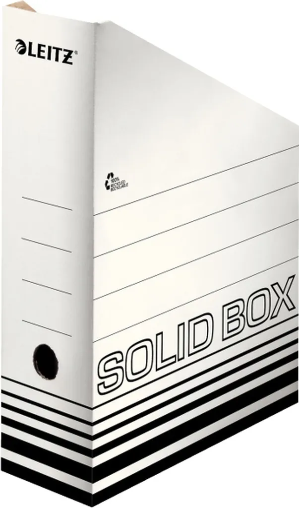 Boîte de rangement archives 100mm Leitz Solid pour dossiers de bureau