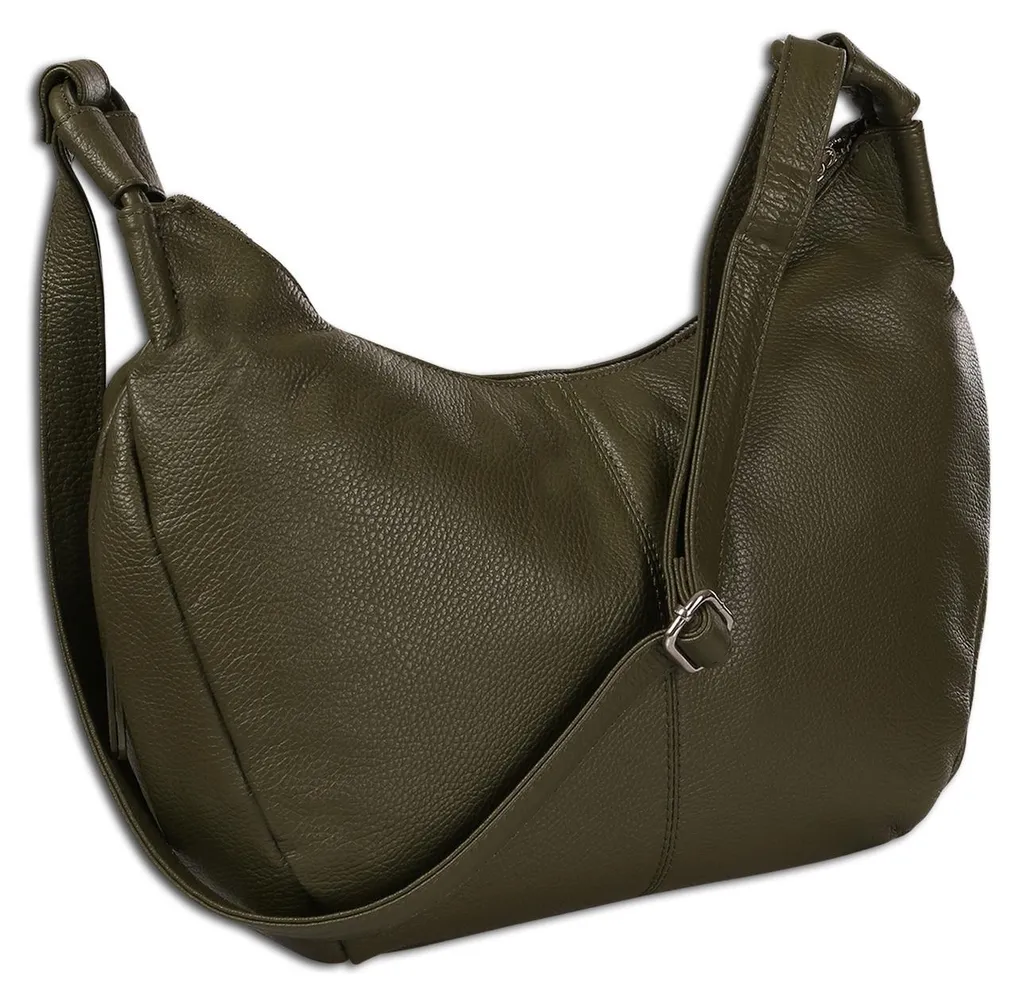 Sac à bandoulière Toscanto vert foncé OTT192UG5 grand format 43x27x10 cm