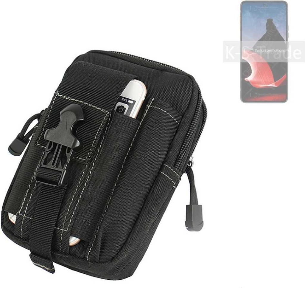 K-S-Trade Gürtel Tasche kompatibel mit Motorola ThinkPhone Gürteltasche Holster Schutz Hülle Handy Hülle Smartphone outdoor Handy-Hülle schwarz
