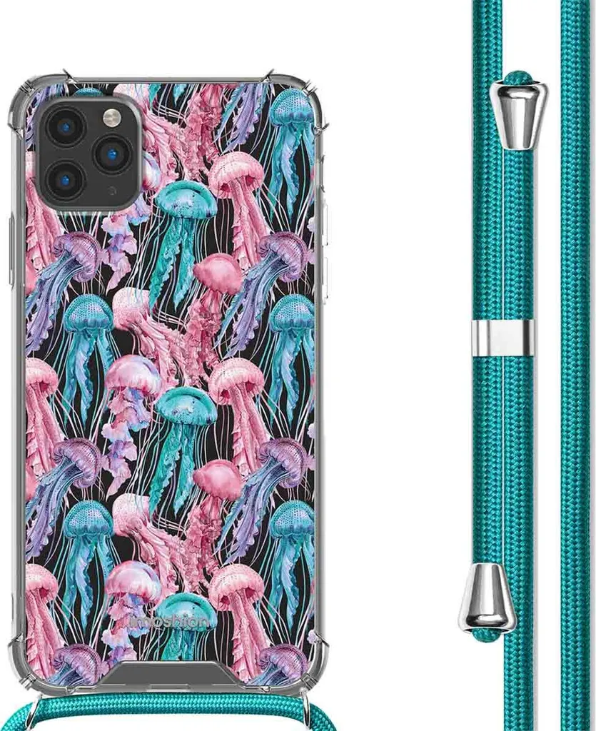 Custodia per cellulare con cinturino per iPhone 11 Pro Max, in