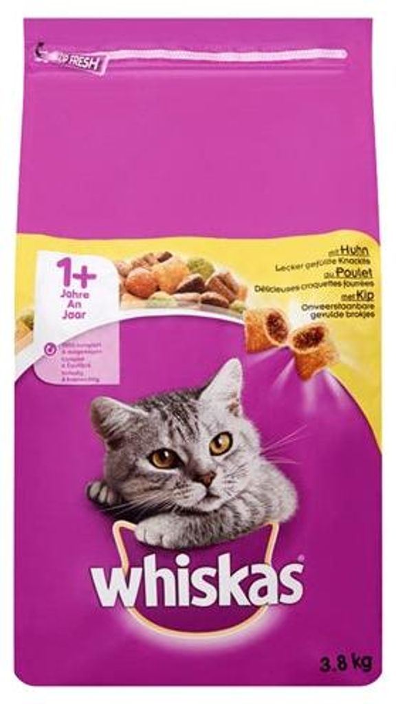 Whiskas Droog Adult Kip - Droogvoer voor Katten