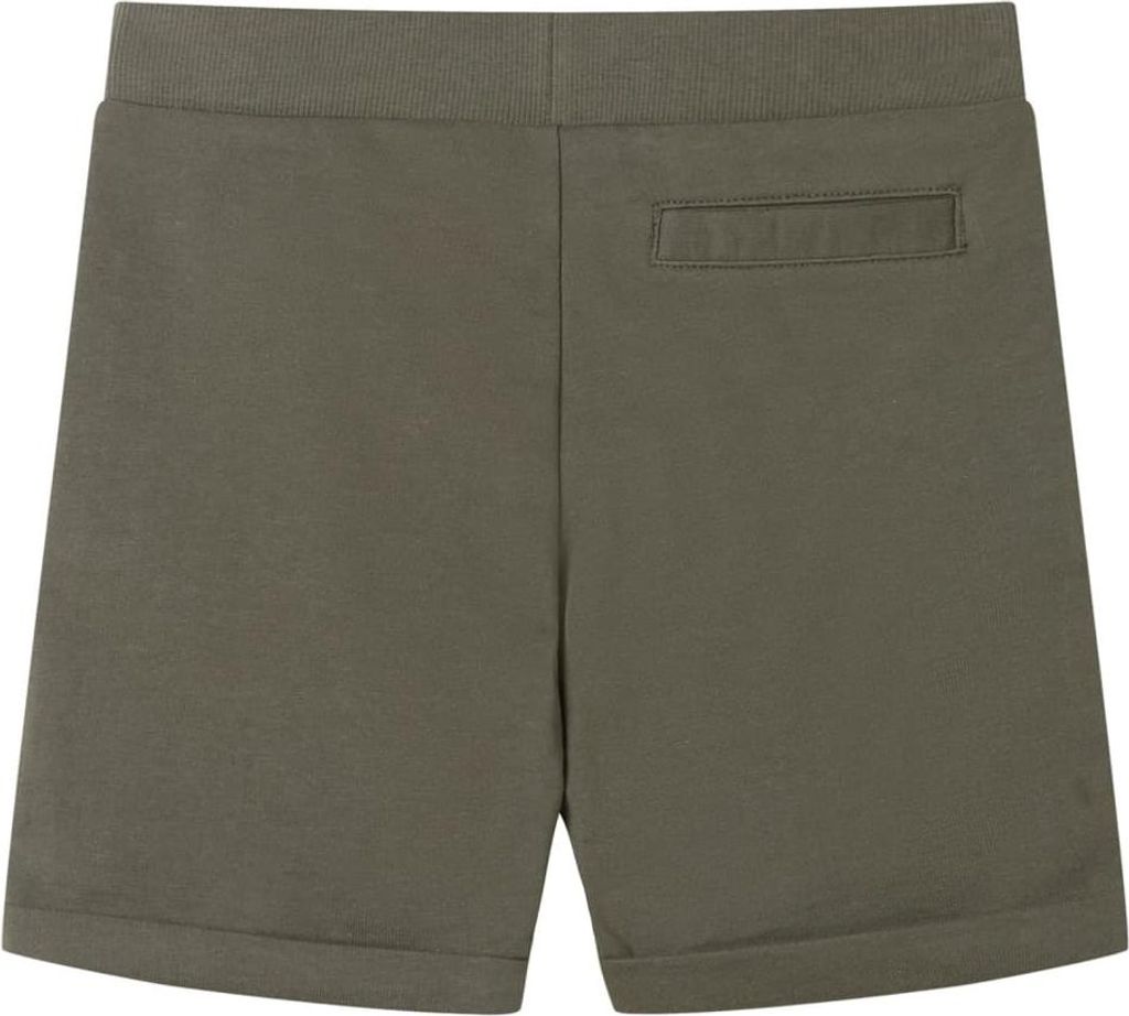 vidaXL Kindershorts mit Kordelzug Dunkles Khaki 128