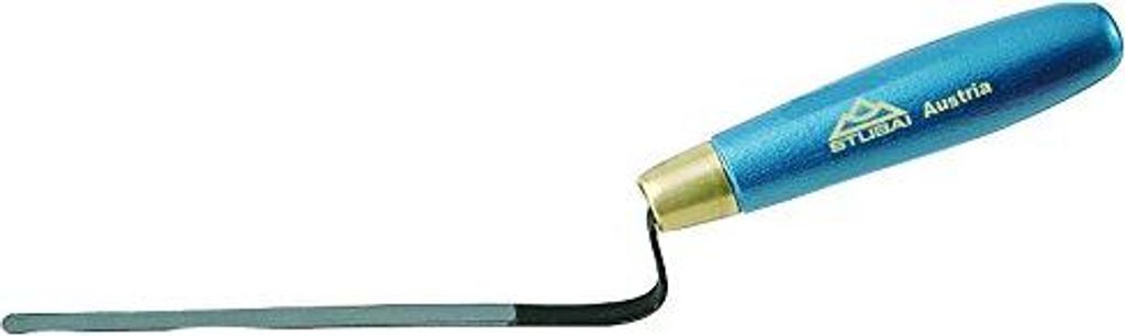STUBAI Fugenkelle flacher Hals, Griff blau 8 mm