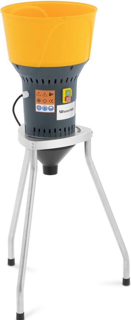 Expondo Wiesenfield Getreidemühle elektrisch - 400 kg/h - 1300 W - mit Untergestell