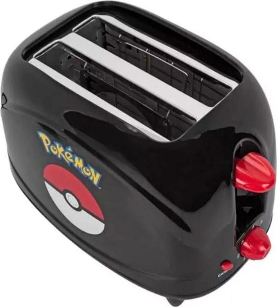 Mad Monkey Pokémon - Toaster, 2 Scheibe(n), Schwarz, Rot, Weiß, Tasten, 254 mm, 152 mm, 178 mm