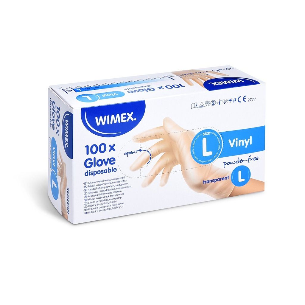 Vinyl-Einmalhandschuhe L/100pcs puderfrei