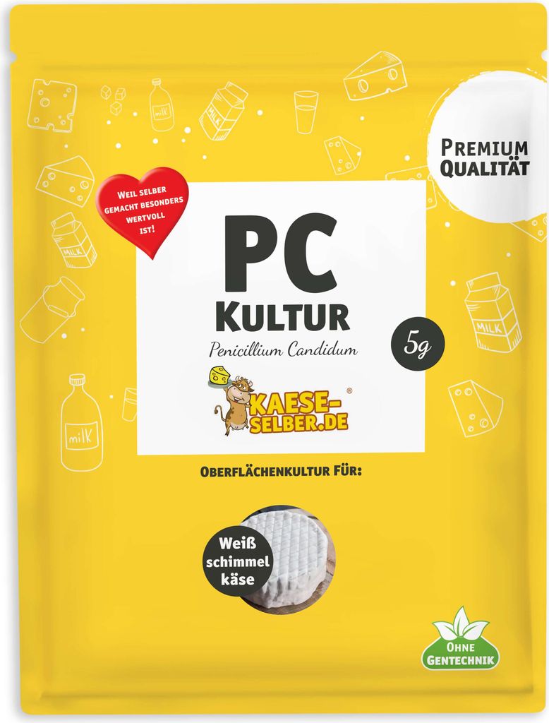 PC Penicillium Candidum für Weißschimmelkäse Produktbild 