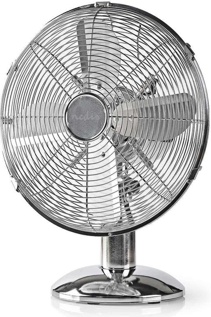 Nedis Ventilateur de table | 30cm | 3 vitesses | Chrome Image du produit 