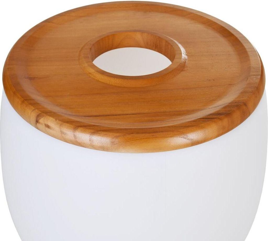 Tischplatten-Aufsatz mit mittiger Öffnung, für Design-Flaschenkühler (Stehtisch-Modell, H 110 cm)