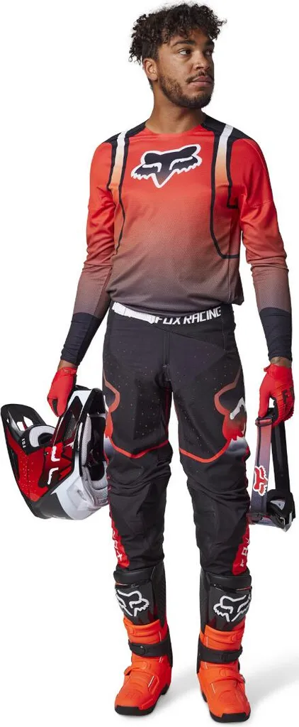 Maillot FOX 360 Vizen Respirant Rouge Noir S avec Ventilation Optimale
