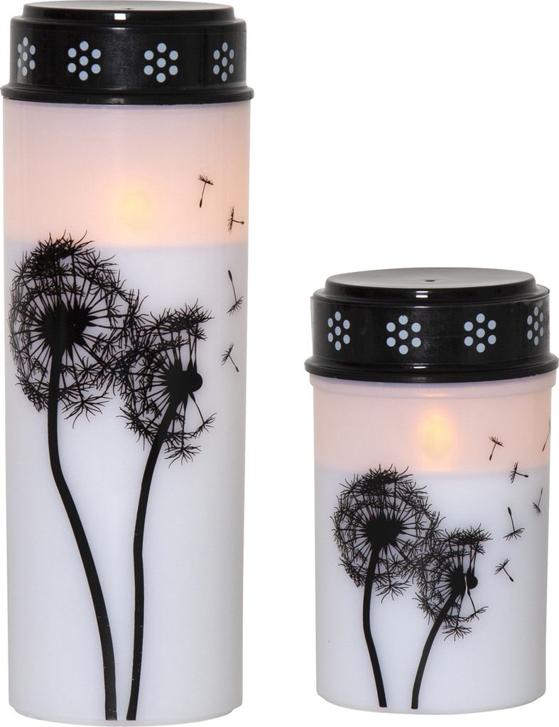Star Trading LED Grabkerze, Gedenkkerze, Dandelion‘, Timer, Produktbild 7