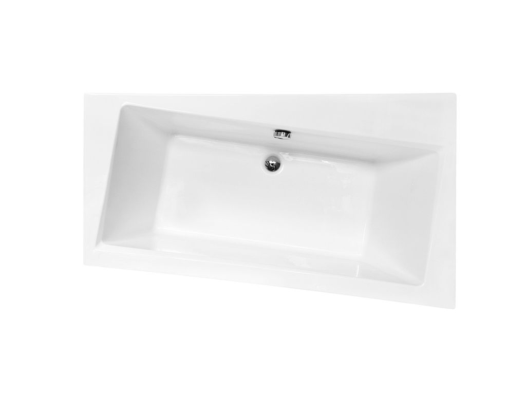 Baignoire d'angle 150x90 droite avec tablier acrylique, Image du produit 