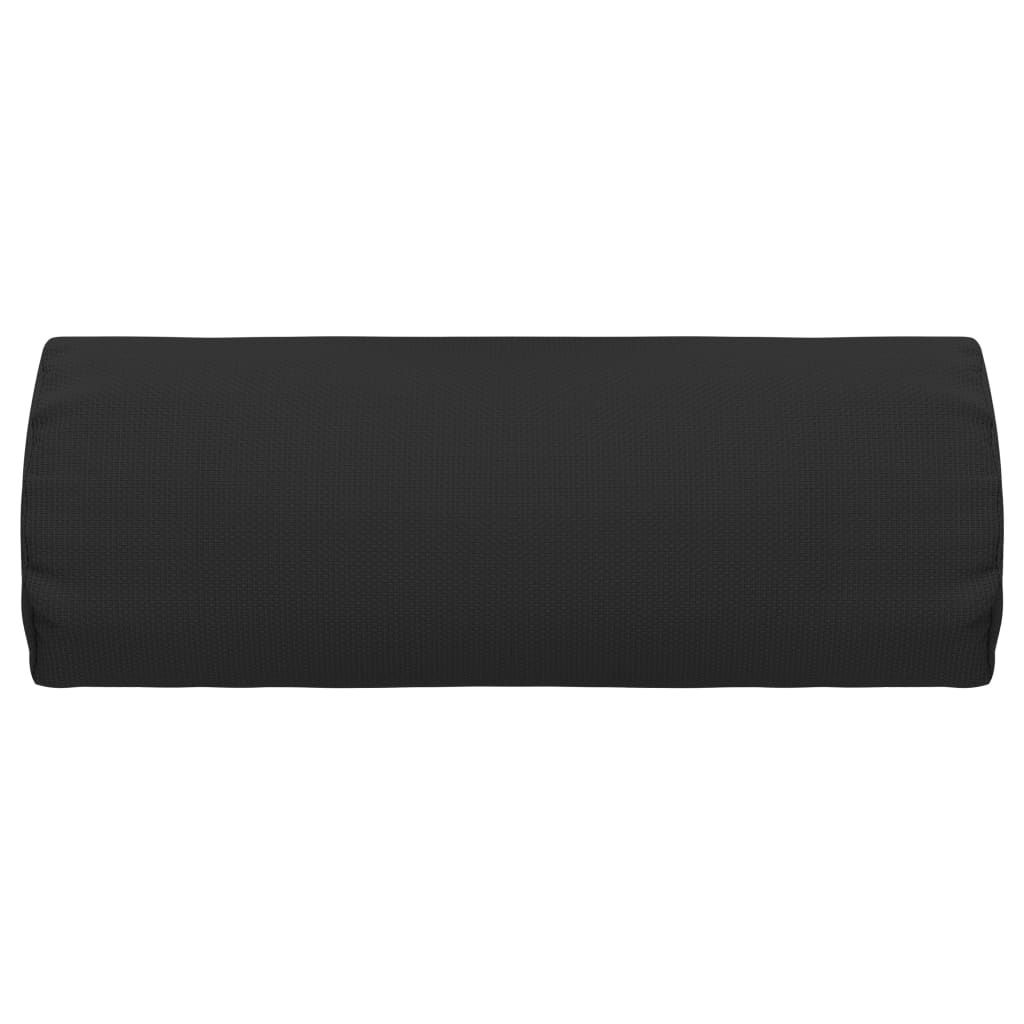vidaXL Poggiatesta per sdraio nero 40 x 7,5 x 15 cm Immagine del prodotto 