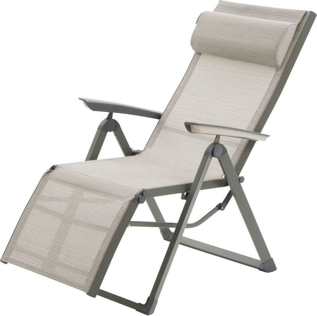 A single recliner chair on a white background.