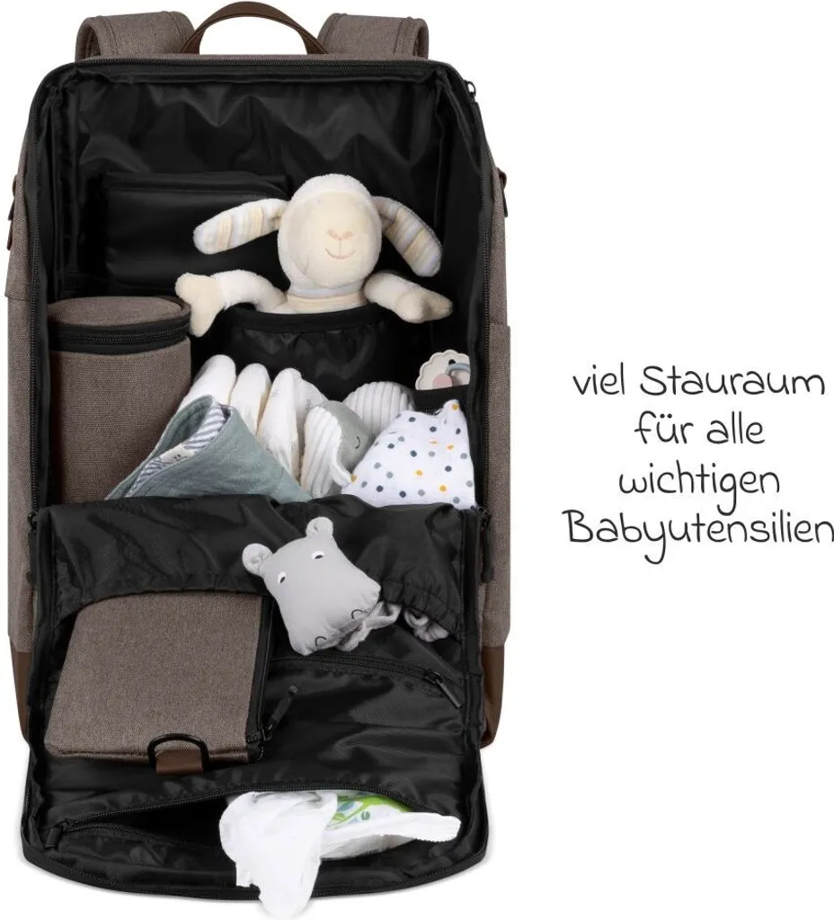 ABC Design Sac à dos à langer Active Nature - Accessoire Bébé Éco-conçu - 15