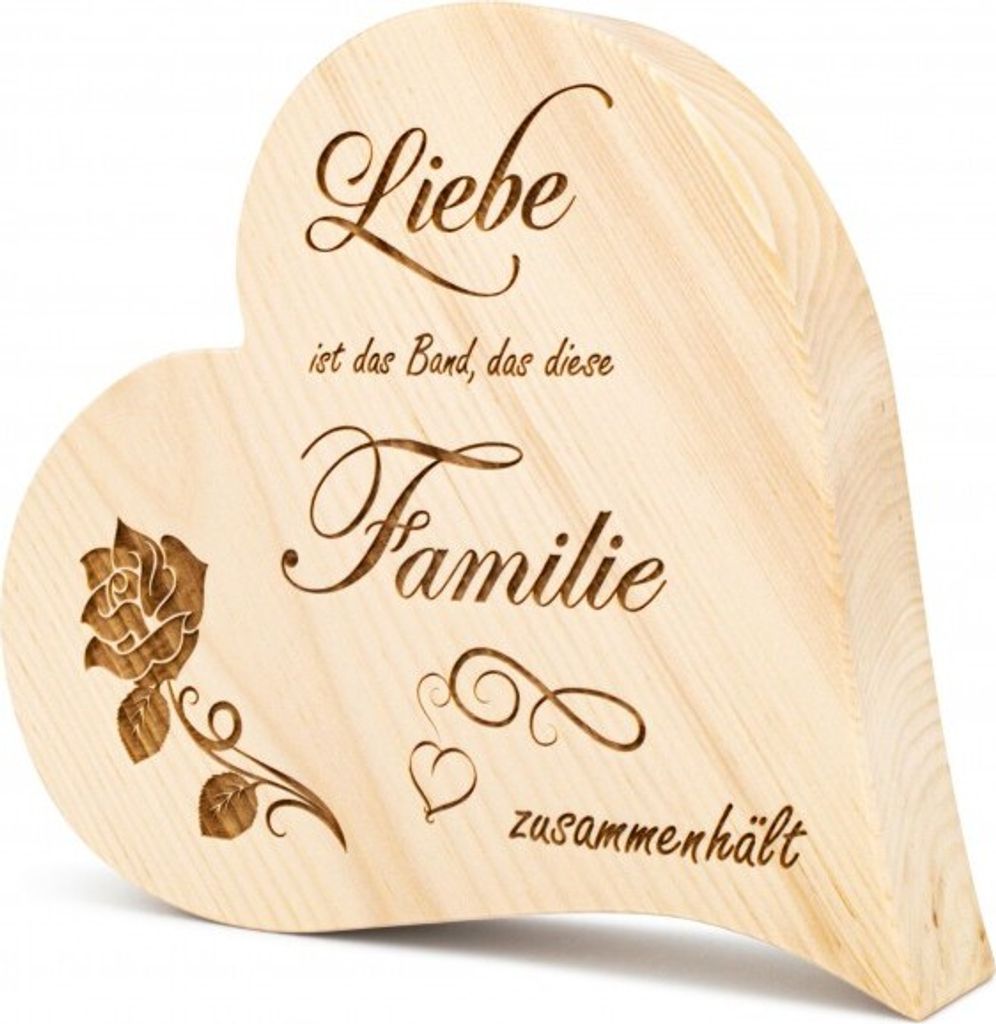 Zirbenherz Liebe ist das Band 20cm