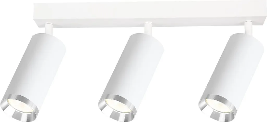 Plafonnier moderne MICA Milagro 3xGU10 10W à spots chromés orientables