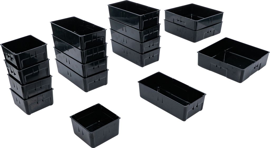 Casiers de rangement en plastique 17 pcs. Image du produit 
