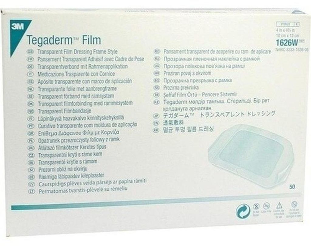3M 1626W, 10 x 12 cm, Rechthoekig, Transparant, Productafbeelding 