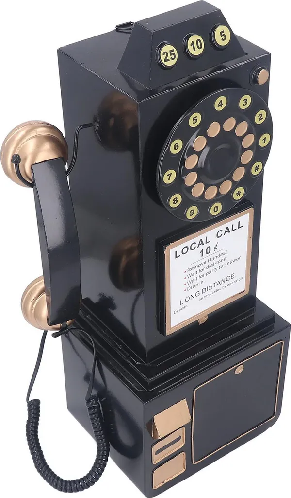 Décoration Murale Téléphone Vintage - Solution Rétro pour Mur Vide - 4