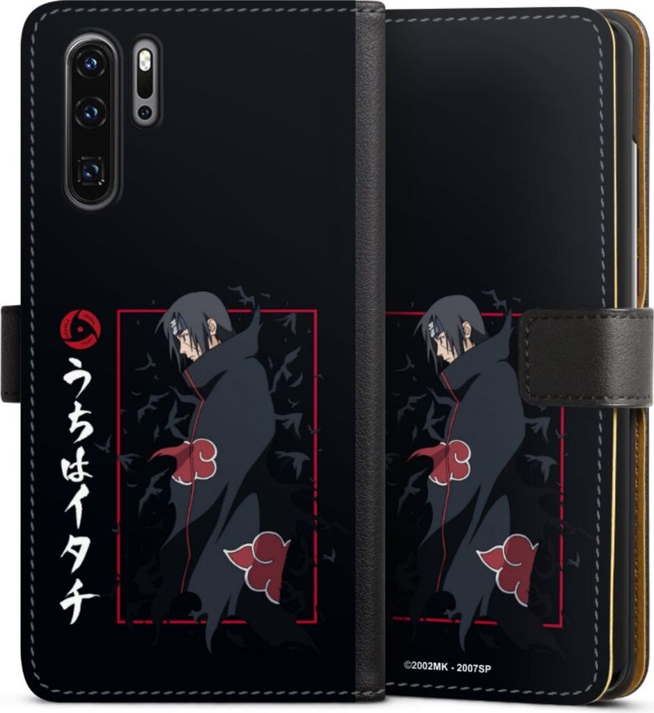 DeinDesign Klapphülle für Huawei P30 Pro New Edition Handytasche Lederhülle Tasche Naruto Shippuden Offizielles Lizenzprodukt Itachi Uchiha