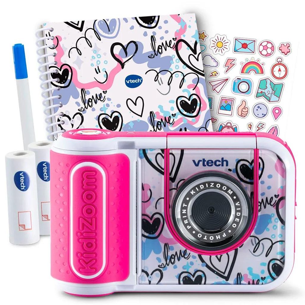 Vtech Kidizoom Print Cam Limited Sofortbildkamera Rosa  Produktbild 