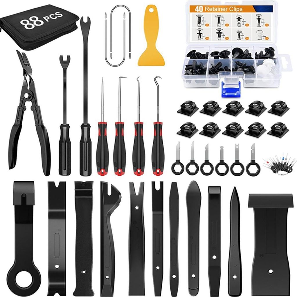 INF 40-teiliges Auto-Zierleisten-Entfernungswerkzeug-Set – Nylon-Hebelwerkzeuge für die Auto-Innenraumreparatur