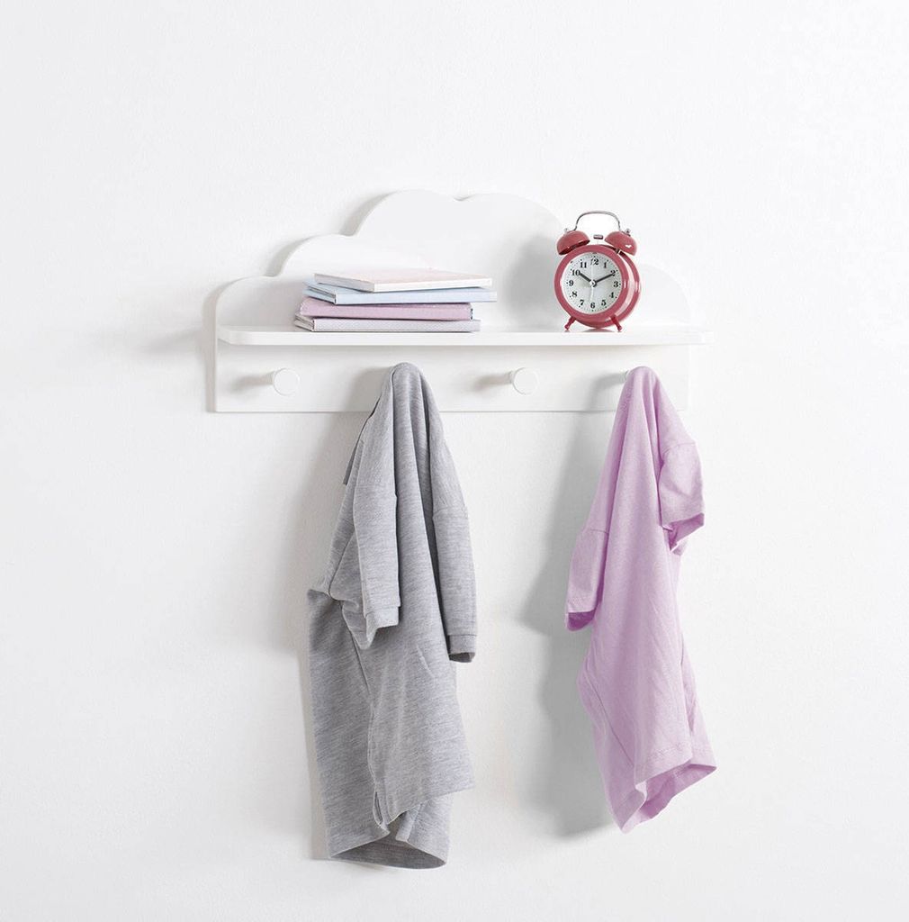 Cloud Wandaufhänger mit Regal weiß Produktbild 4