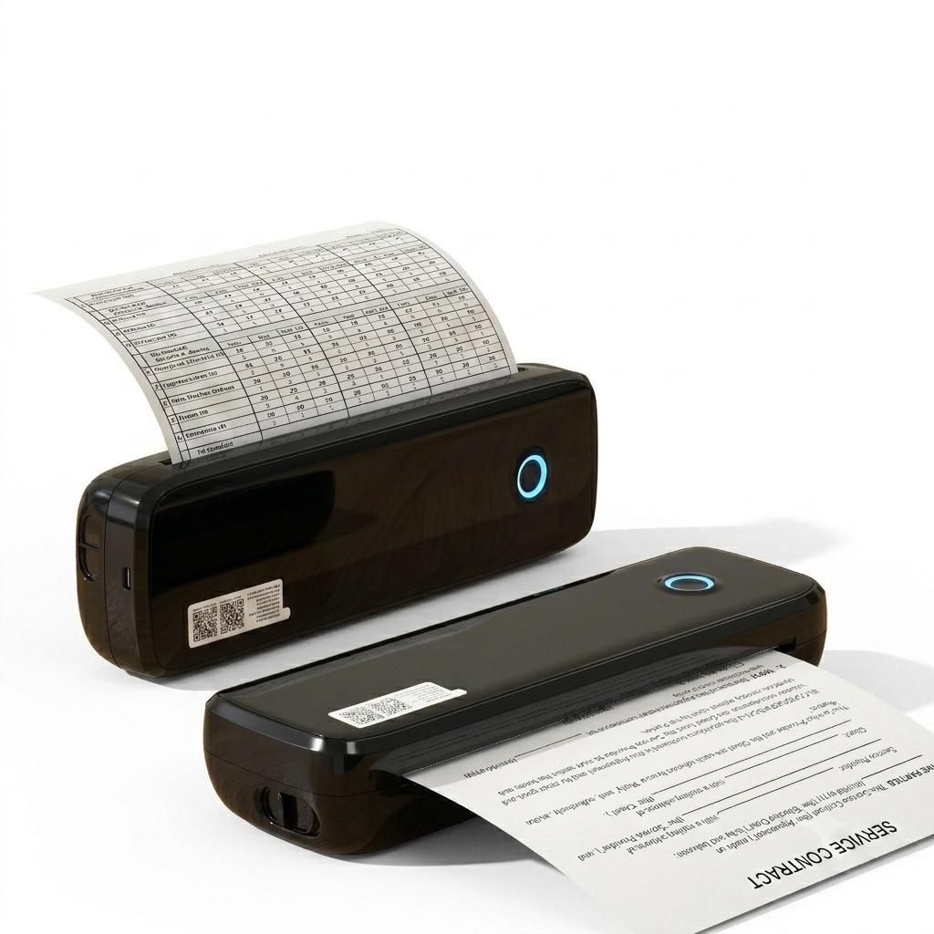 A4 thermische printer, 203 dpi, Bluetooth 5.2 en USB 2.0, Productafbeelding 