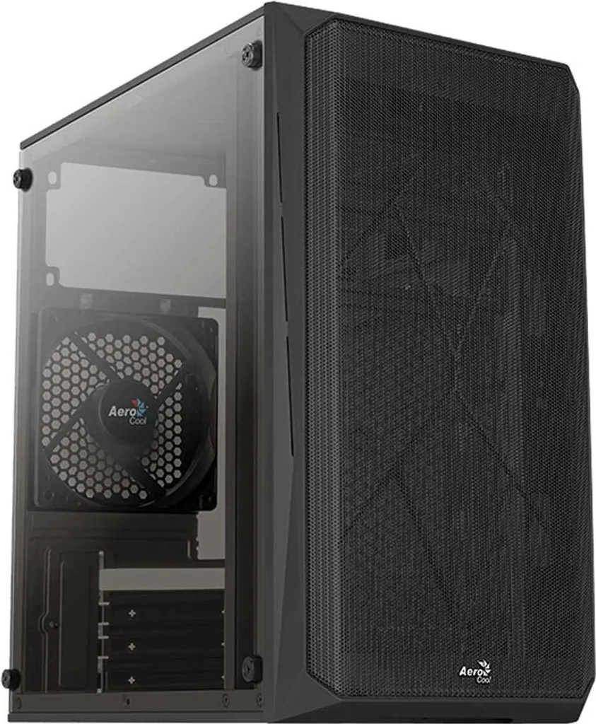 Mini Tour PC Gamer AeroCool CS-107 v2 Noir avec Ventilation FRGB