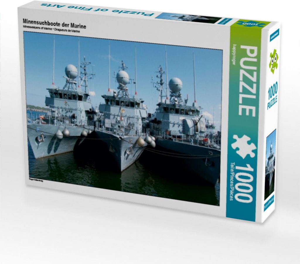 Calvendo Minensuchboote der Marine 1000 Teile Puzzle quer 640x480mm, CALVENDO; 7378178
