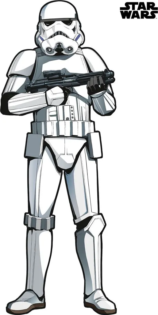 Habiller un grand mur vide : Sticker mural XXL Stormtrooper Star Wars