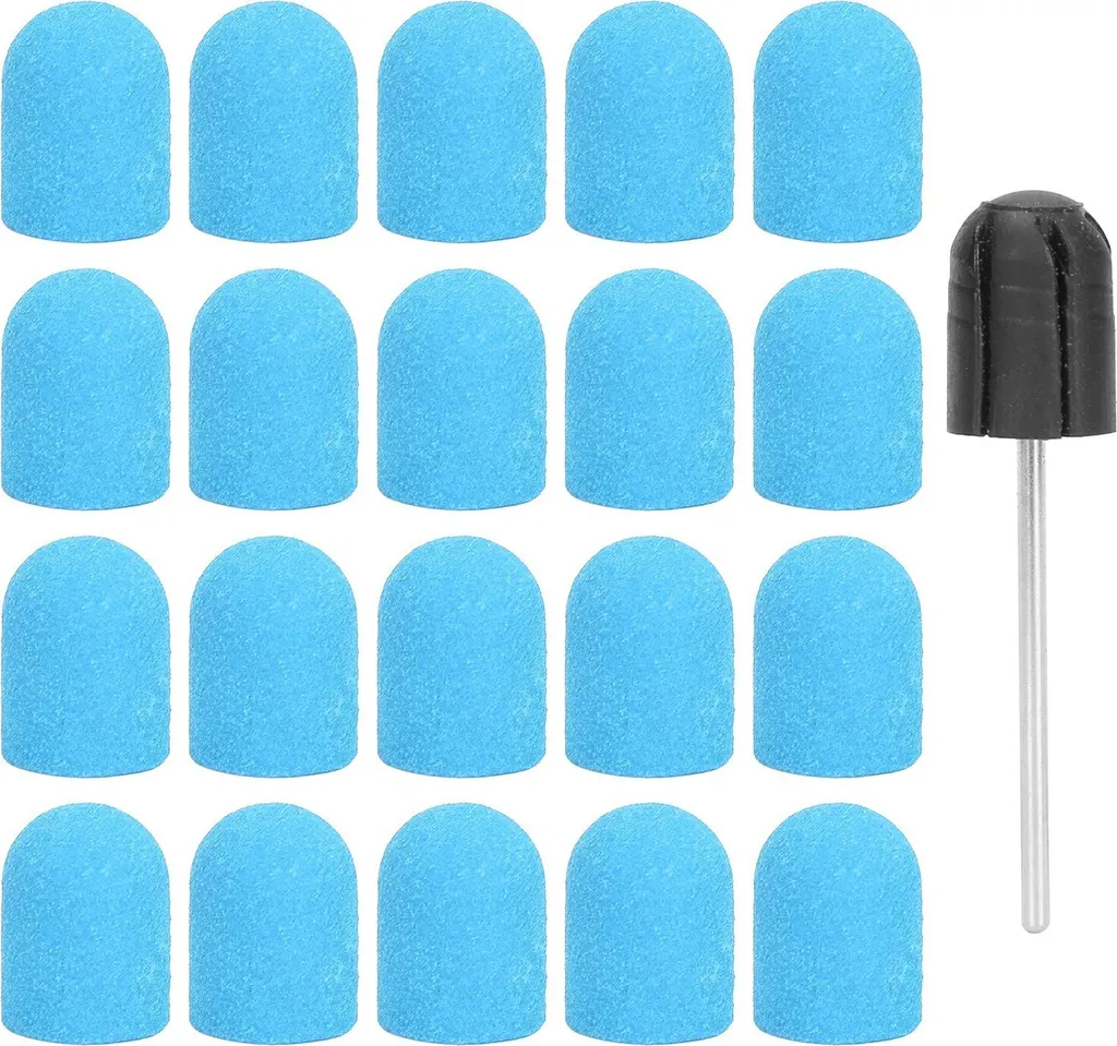 Polissage et soin des pieds : capuchons abrasifs 13x19mm pour perceuse