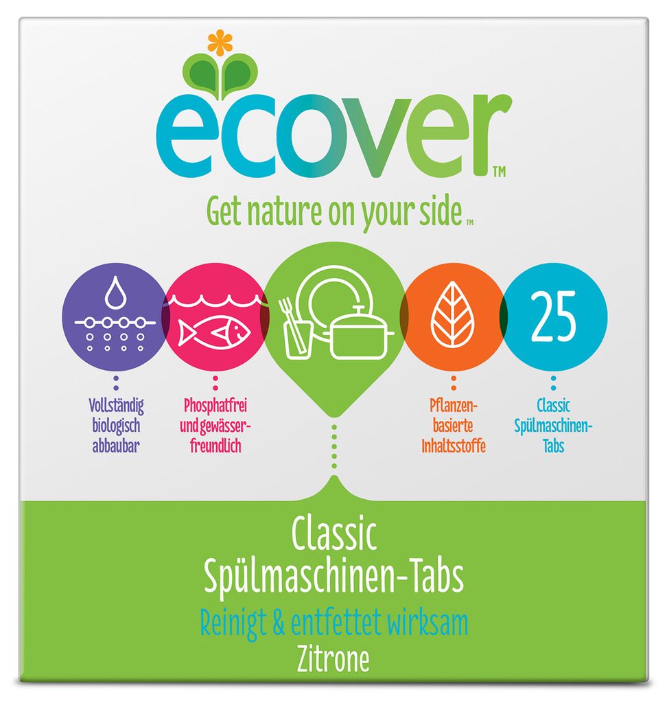 Ecover Geschirrspültabs, 25 Stück