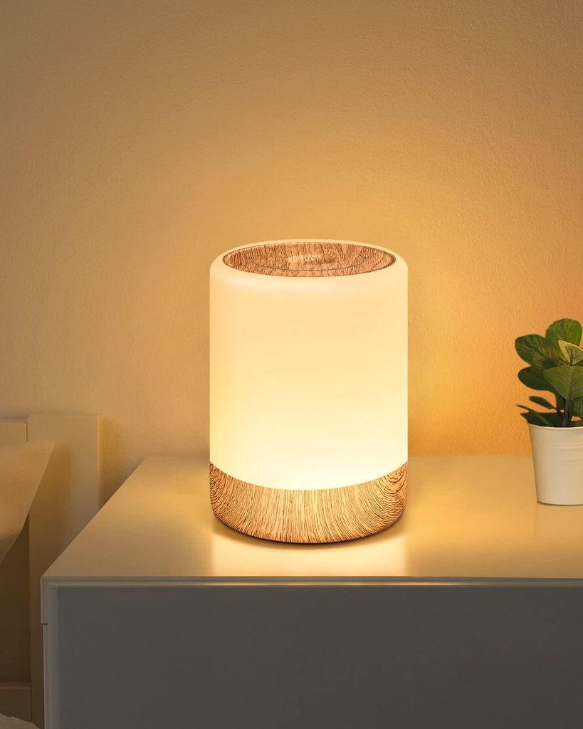 FOMYHEARD Nachttischlampe Touch Dimmbar, 2200mAh LED Produktbild 