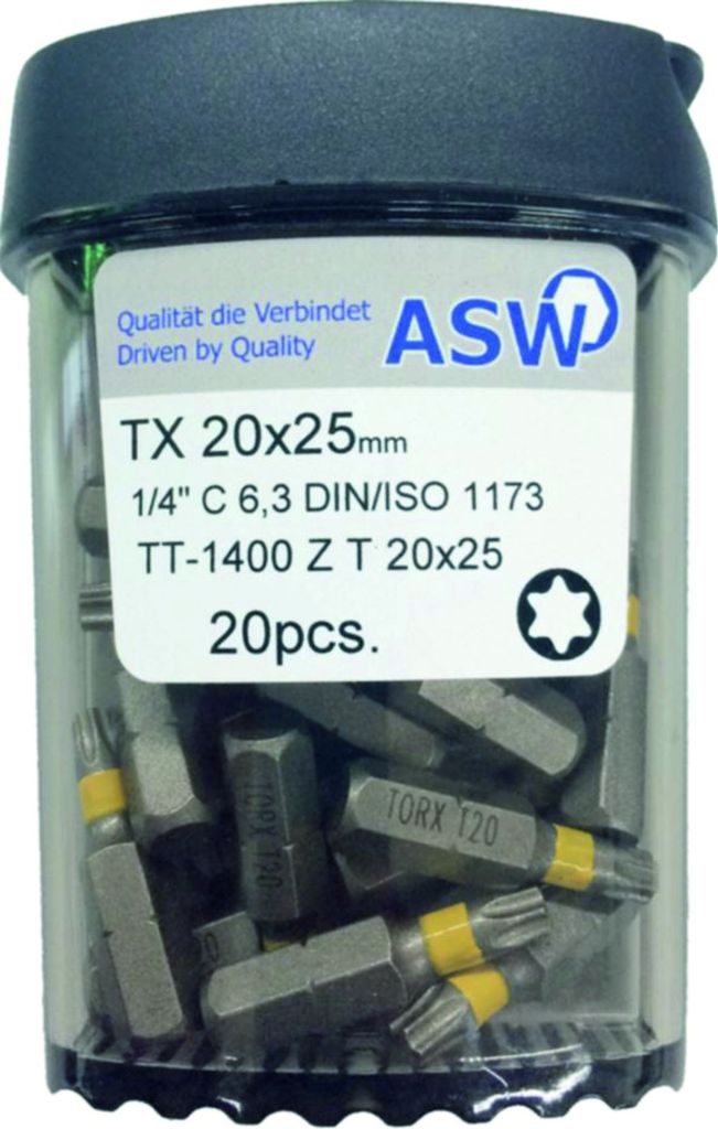 Schraubklingen / Bitbox 'ASW' TX-30 / Dose a 20 Stück
