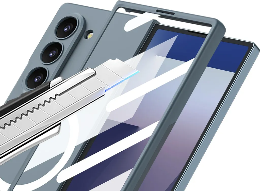 Custodia Leggera Con Supporto Per Galaxy Z Fold7 – Ultrasottile, Antiturto, Protezione Schermo Integrata – Verde