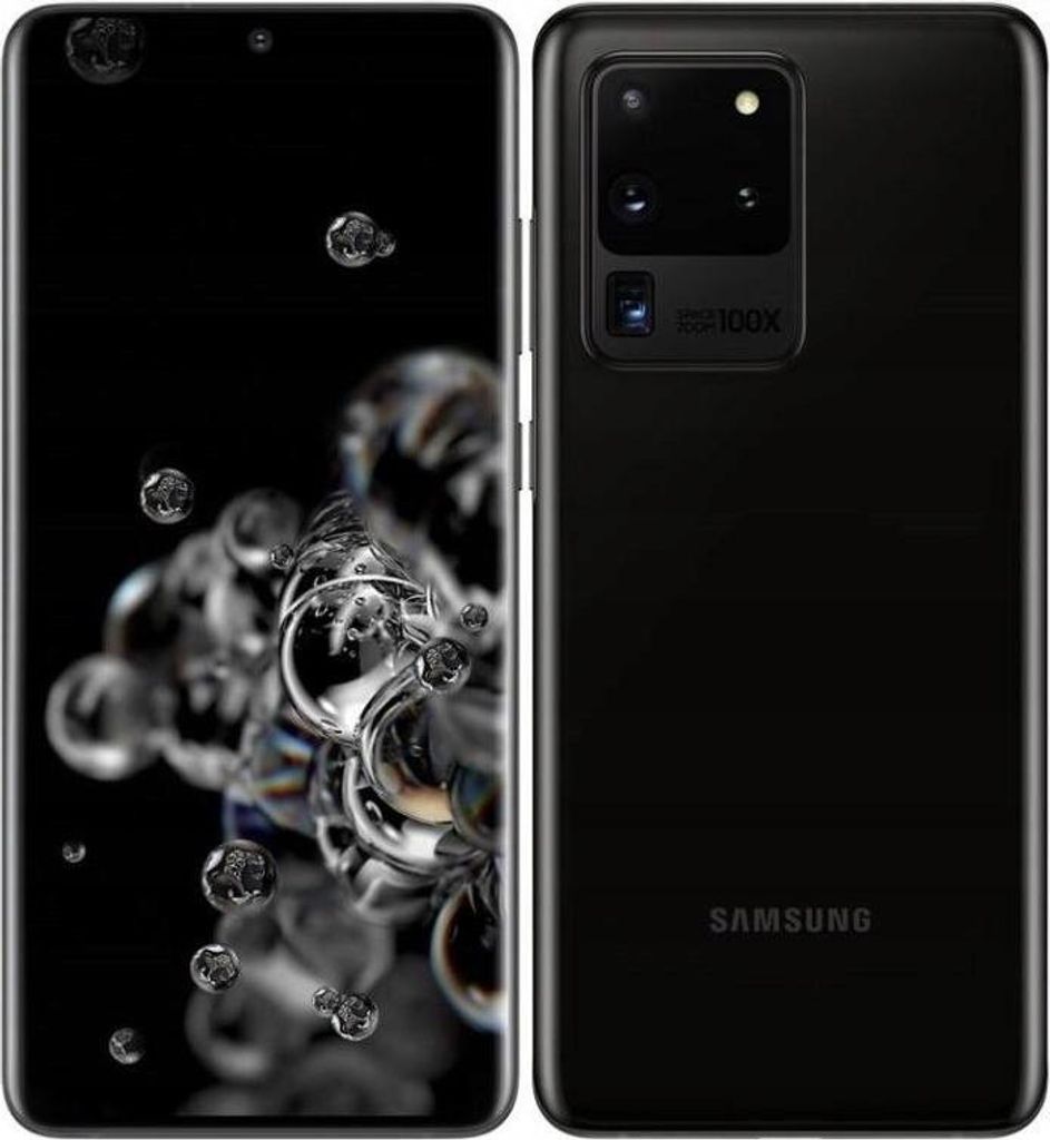 SAMSUNG Galaxy S20 Ultra 5G (12 GB intern) 128 GB Schwarz SM-G988BZKDEUB