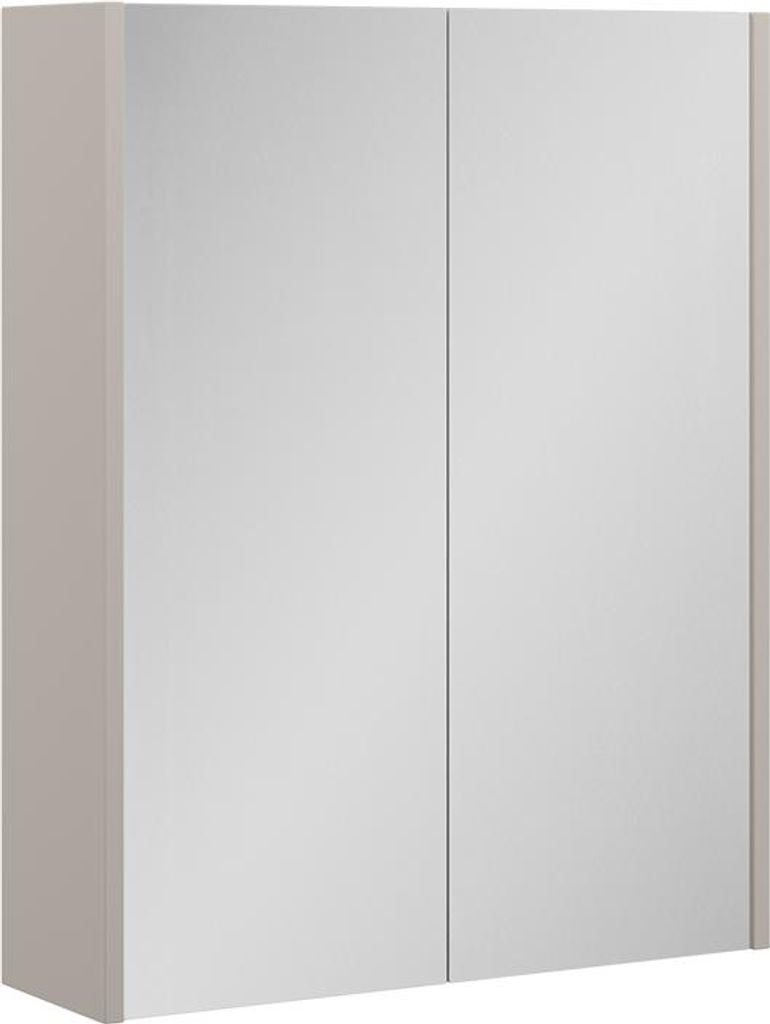 Spiegelschrank Vicco Ruford Cashmere 60 x 75.8 cm mit 3 geschlossenen Fächern, Model 59044
