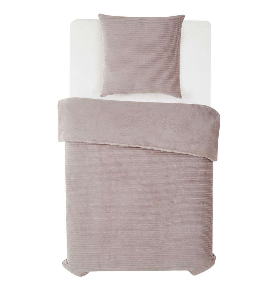 Bettwäsche Winter Flausch Cashmere Touch Uni Wende warm 2 Produktbild 