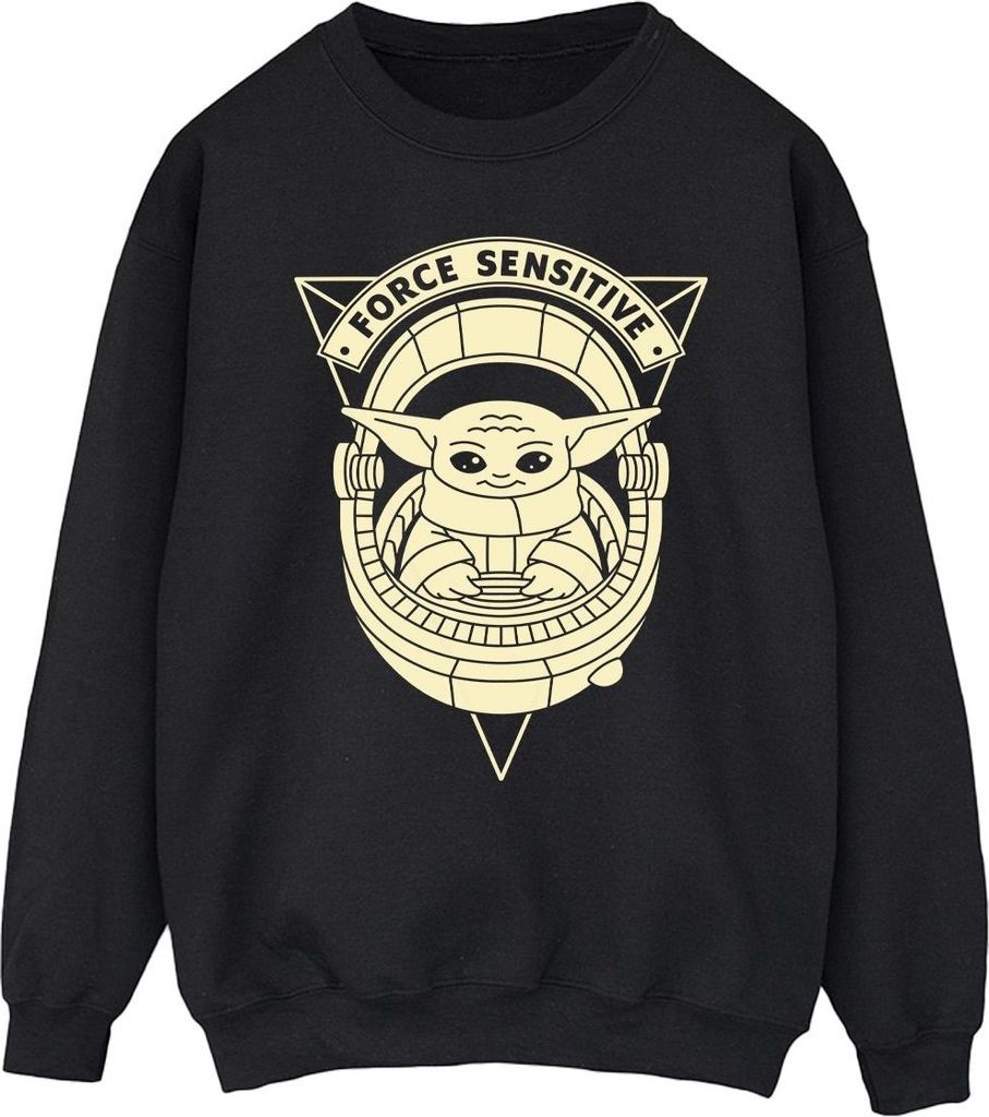 Star Wars - "The Mandalorian Force Sensitive" Sweatshirt für Herren BI46704 (L) (Schwarz)