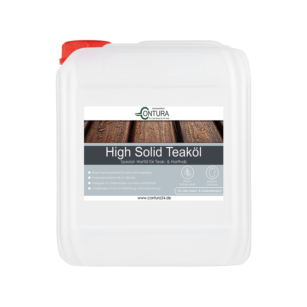 Contura 2,5Liter. Teaköl Spezial Hartöl für Teak & Hartholz Produktbild 